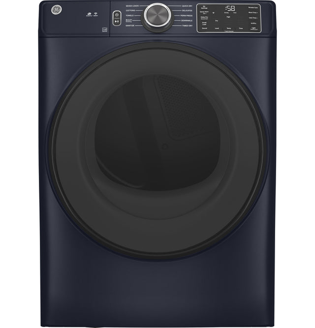 GFD55ESPR1RS GE 7.8-cu ft Stackable Smart Electric Dryer (Sapphire Blue) ENERGY STAR