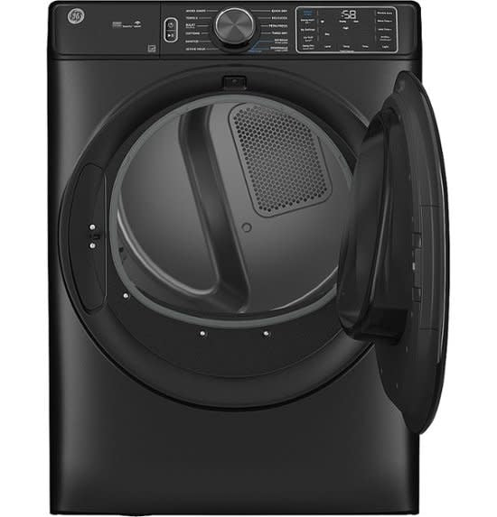 GE 7.8-cu ft Stackable Steam Cycle Smart Electric Dryer (Carbon Graphite) ENERGY STAR