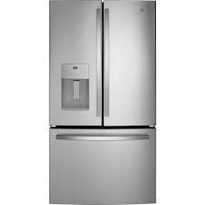 GFE26JYMWFFS 25.6 cu. ft. French Door Refrigerator in Fingerprint Resistant Stainless Steel, ENERGY STAR