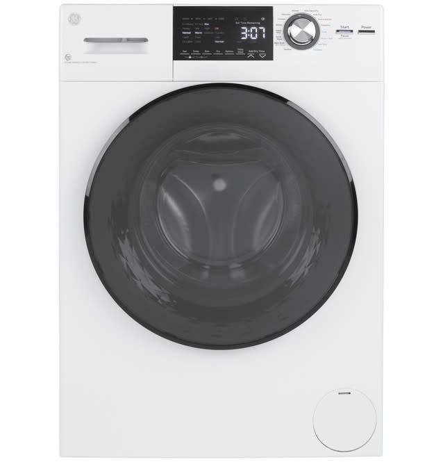 GFQ14ESSNWW-GE 2.4 cu. ft. White High-Efficiency 120-Volt Ventless Electric All-in-One Washer Dryer Combo