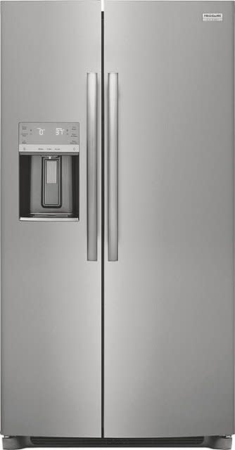 Frigidaire - Gallery 25.6 Cu. Ft. Side-by-Side Refrigerator - Stainless steel