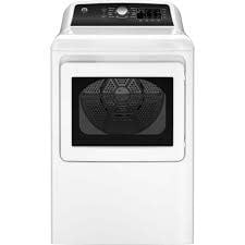 GTD58EBSVWS - GE® 7.4 cu. ft. Capacity Electric Dryer with Up To 120 ft. Venting and Sensor Dry