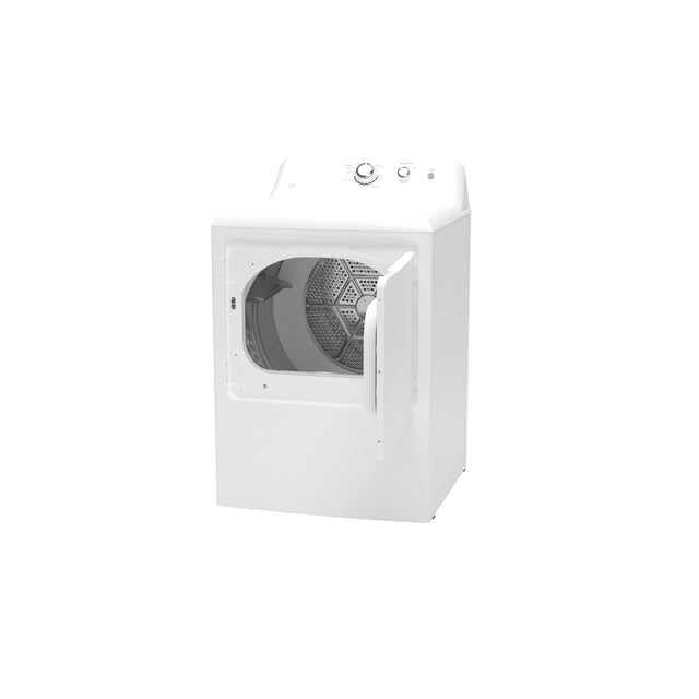 GE 6.2 cu. ft. 240 Volt White Electric Vented Dryer