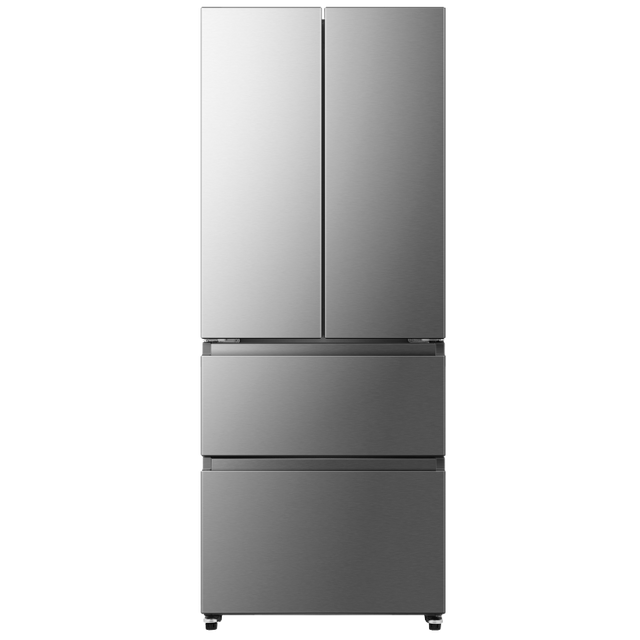 HRM145N6AVD Hisense  14.8-cu ft 4-Door Counter-depth French Door Refrigerator (Stainless Look)