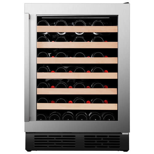 HWS54029SS  Hisense 54-Bottle Freestanding Wine Cellar