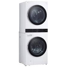 WKEX200HWA 27 in. White Single Unit WashTower Laundry Center with 4.5 cu. ft. Washer and 7.4 cu. ft. Electric Dryer