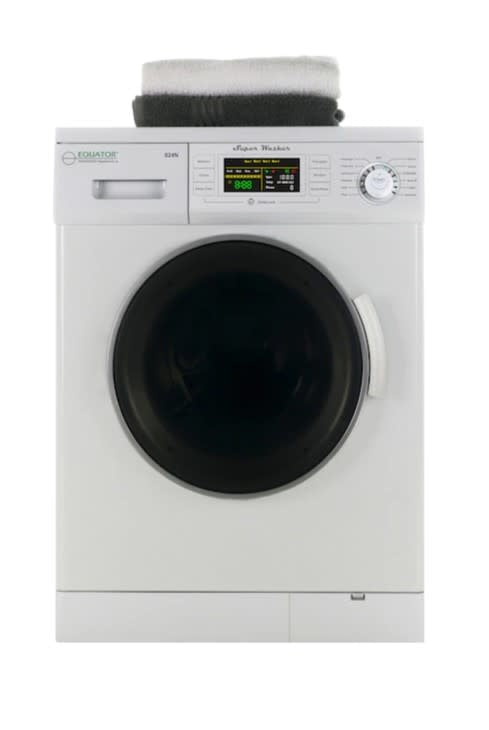 DW 824 N- Equator Advanced Appliances  1.6-cu ft High Efficiency Stackable Front-Load Washer (White)