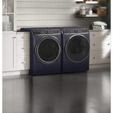 GFD85ESPN1RS 7.8 cu. ft. Stackable Electric Dryer in Sapphire Blue with Sanitize Cycle, ENERGY STAR