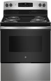 JB256RTSS 30 in. 5.0 cu. ft. Freestanding Electric Range in Stainless Steel