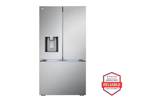 LRYXC2606S LG 26 cu. ft. Smart Counter-Depth MAX French Door Refrigerator with 4 types of ice in PrintProof Stainless Steel