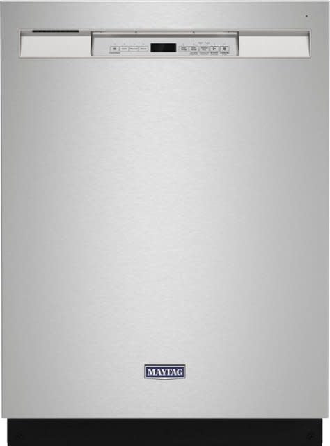 C,k Maytag Front Control 24-in Built-In Dishwasher (Fingerprint Resistant Stainless Steel) ENERGY STAR, 50-dBA