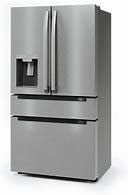 MRQ22D7AST Midea 21.6-cu ft 4-Door Counter-depth Smart French Door Refrigerator with Dual Ice Maker (Stainless Steel) ENERGY STAR