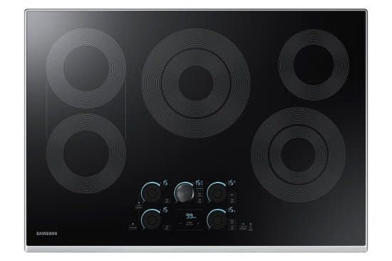 nz30k7570rs 30 in. Radiant Electric Cooktop in Stainless Steel with 5 Elements, Rapid Boil and Wi-Fi