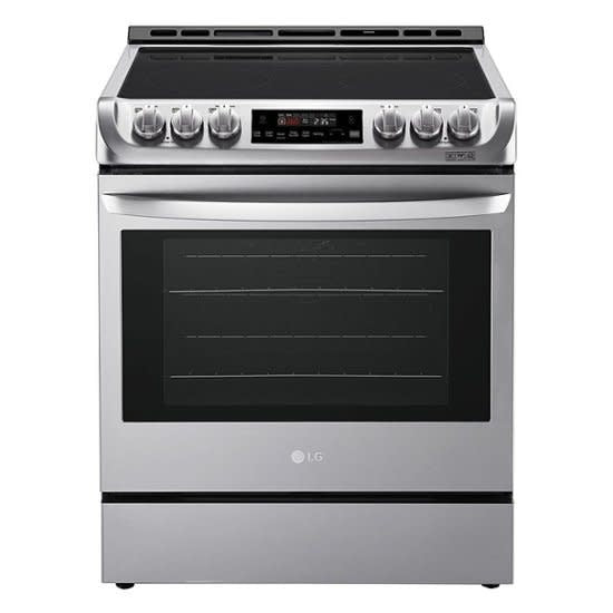 PHS930YPFS GE Profile - 5.3 Cu. Ft. Slide-In Electric Induction True Convection Range with No Preheat Air Fry and WiFi - Stainless Steel