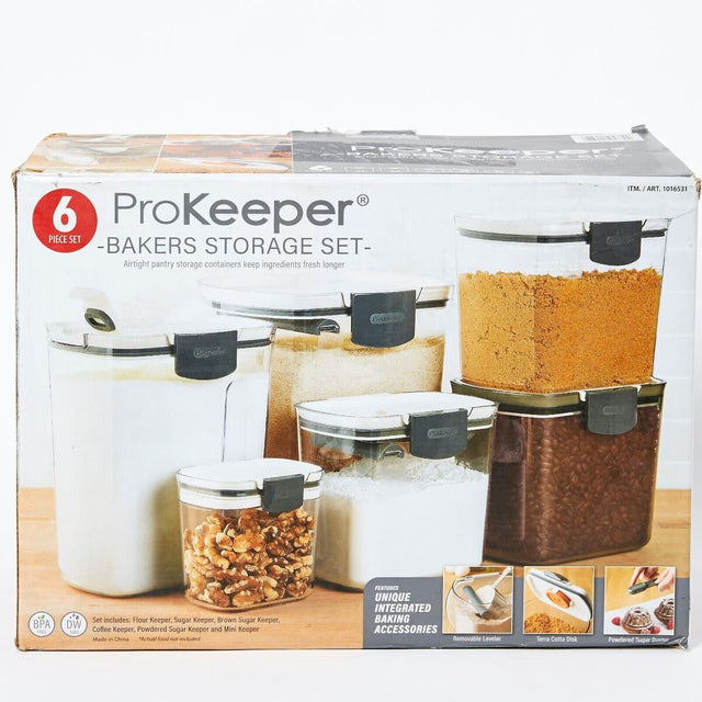 1016531 ProKeeper 6-piece Bakers Storage Set