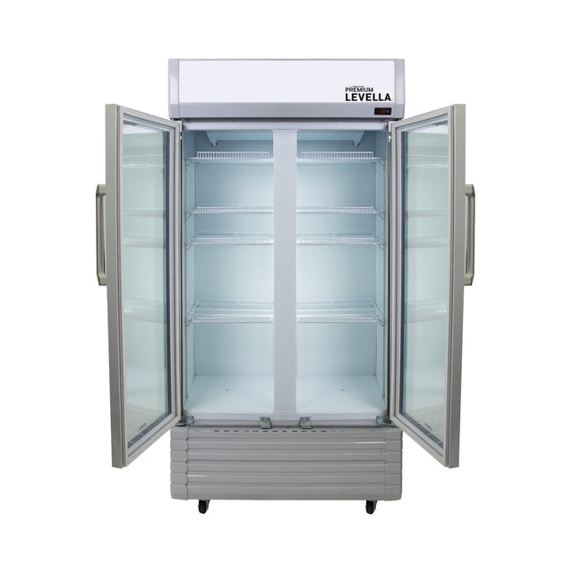 Premium Levella - 18 FT³ VERTICAL REFRIGERATOR DISPLAY - Silver