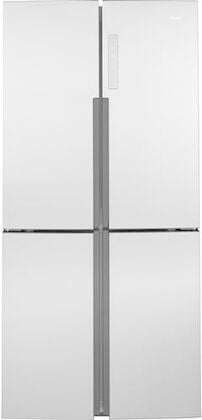 QHE16HYPFS  16.4 cu. ft. Quad French Door Freezer Refrigerator in Fingerprint Resistant Stainless Steel