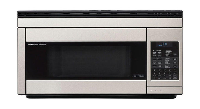 R1874YA - 1.1 cu. ft. 850W Sharp Stainless Steel Over-the-Range Convection Microwave Oven (R1874TY)