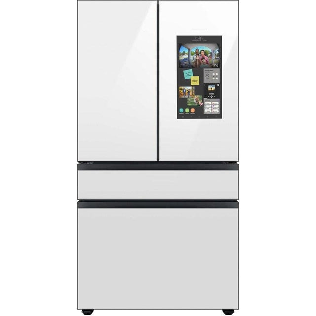 RF23BB8900AWAA Samsung - BESPOKE 23 cu. ft. 4-Door French Door Counter Depth Smart Refrigerator with Family Hub - Custom Panel Ready