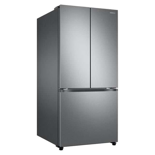 RF25C5551SR 33 in. W 25 cu. ft. 3-Door French Door Smart Refrigerator in Stainless Steel with Beverage Center and Dual Ice