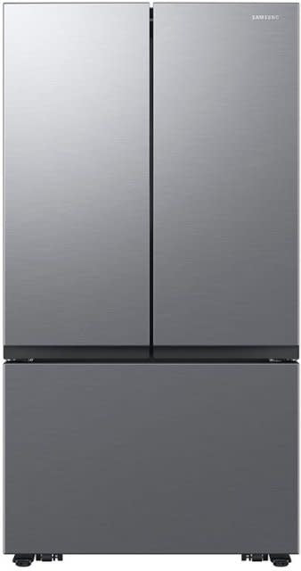 RF27CG5010S9 Samsung - 27 cu. ft. 3-Door French Door Counter Depth Smart Refrigerator with Dual Auto Ice Maker - Fingerprint Resistant Stainless Look