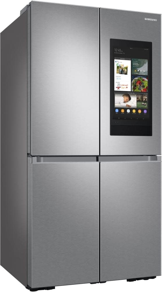 29 cu. ft. 4-Door Family Hub French Door Smart Refrigerator in Fingerprint Resistant Stainless Steel, Standard Depth