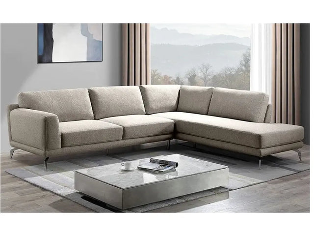 RX-6870-GRY-SEC Aiken 2-piece Fabric Sectional