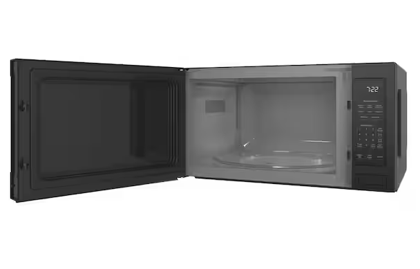 PES7227DL4BB GE Profile™ 2.2 Cu. Ft. Countertop Microwave in Black with Sensor Cooking