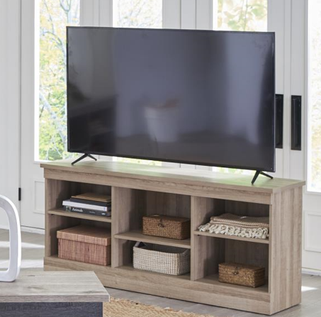 60-380 Kith Furniture 60" Rough Sawn Oak Entertainment Console