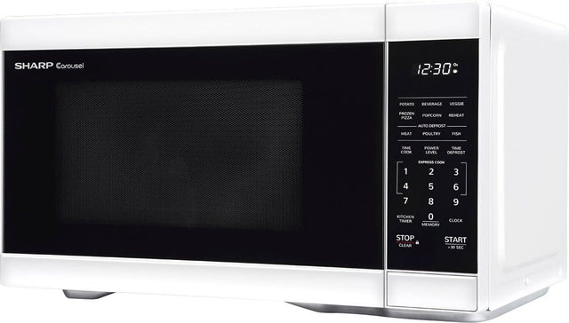 SMC1161HW-1.1 cu. ft. White Countertop Microwave Oven