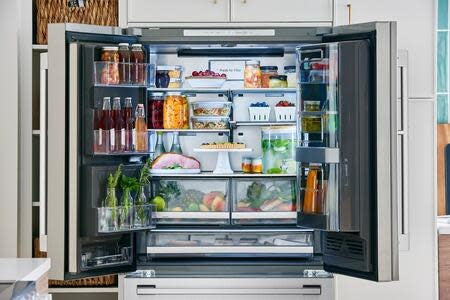 SRFVC2416S LG STUDIO 24 cu. ft. Smart InstaView® Door-in-Door® Large Capacity Counter-Depth Refrigerator with Craft Ice™ Maker