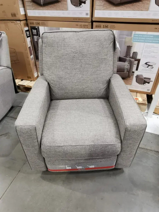 True Innovations Fabric Swivel Glider