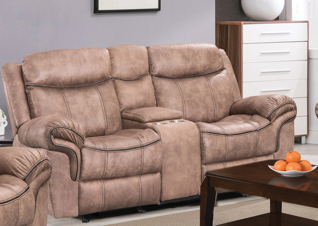 U105L - NATIONWIDE Reclining Loveseat With Console