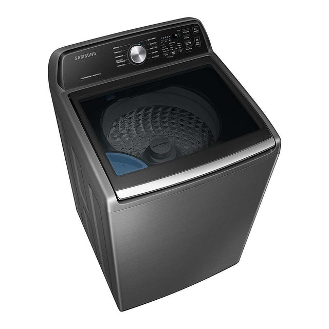 C.k Samsung 4.4-cu ft High Efficiency Agitator Top-Load Washer (Platinum)