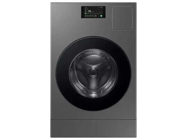 WD53DBA900HZ Samsung Bespoke 5.3-cu ft Capacity Dark Steel Ventless All-in-One Washer/Dryer Combo with Steam Cycle ENERGY STAR