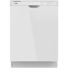 WDF520PADMO - WDF341PAPW Whirlpool Front Control 24-in Built-In Dishwasher (White) ENERGY STAR, 57-dBA