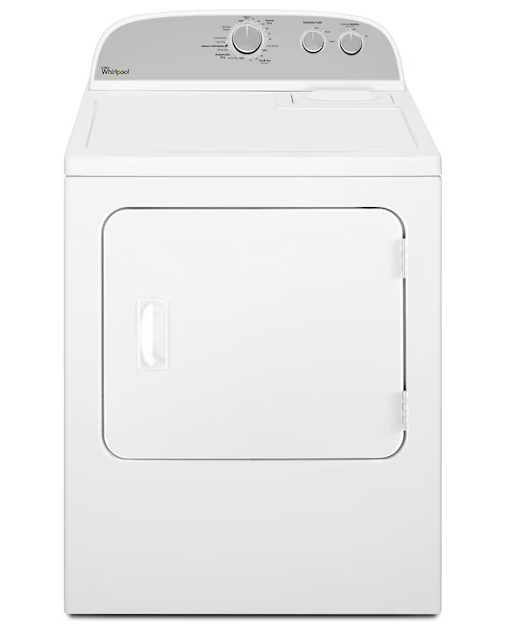 WED4815EW 7.0 cu.ft Top Load Electric Dryer with AutoDry™