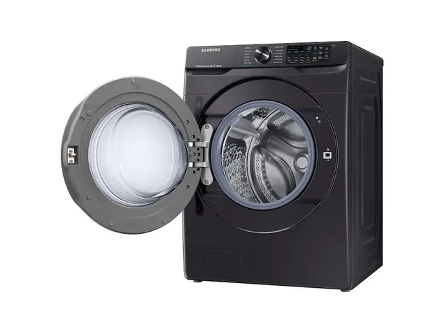 WF50R8500AV 5.0 cu. ft. Smart Front Load Washer with Super Speed in Black Stainless Steel