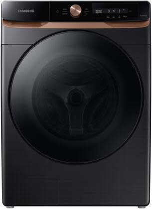 WF46BG6500AV Samsung 4.6-cu ft High Efficiency Stackable Steam Cycle Smart Front-Load Washer (Brushed Black) ENERGY STAR