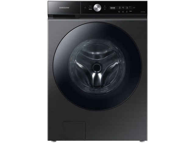 WF53BB8700AV Bespoke 5.3 cu. ft. Ultra-Capacity Smart Front Load Washer in Brushed Black with Super Speed Wash and AI Smart Dial