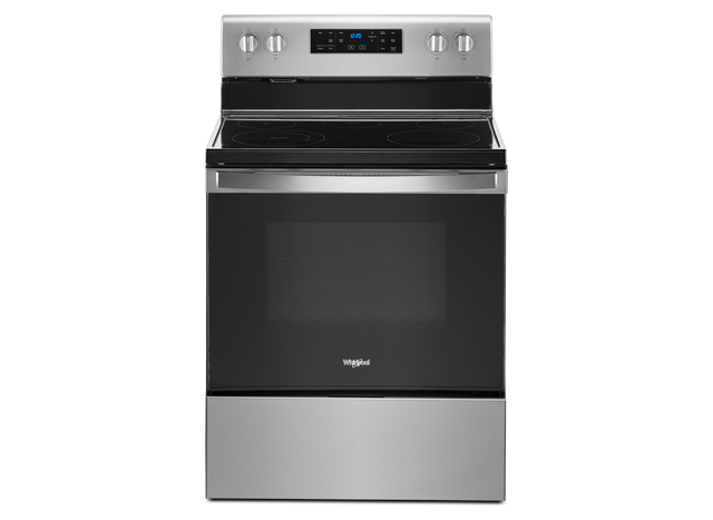 WFE525S0JZ 30 in. 5.3 cu. ft. Electric Range with 5-Elements and Frozen Bake Technology in Fingerprint Resistant Stainless Steel