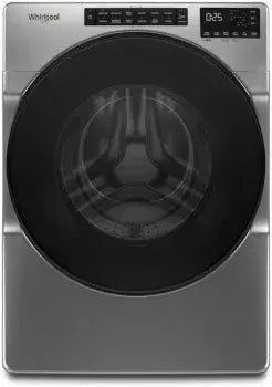 WFW5605MC 4.5 cu. ft. Front Load Washer with Steam, Quick Wash Cycle and Vibration Control Technology in Chrome Shadow