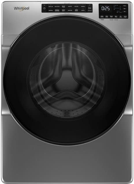 WFW6605MC Whirlpool 5-cu ft High Efficiency Stackable Steam Cycle Front-Load Washer (Chrome Shadow) ENERGY STAR