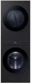 WH46DBH500EV Bespoke 4.6 cu. ft. Large Capacity Single Unit AI Laundry Hub Washer with 7.6 cu. ft. Electric Dryer in Brushed Black