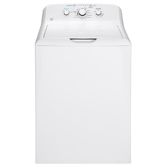 USED GTW335ASNWW  GE 4.2 cu. ft. White Top Load Washing Machine with Stainless Steel Basket