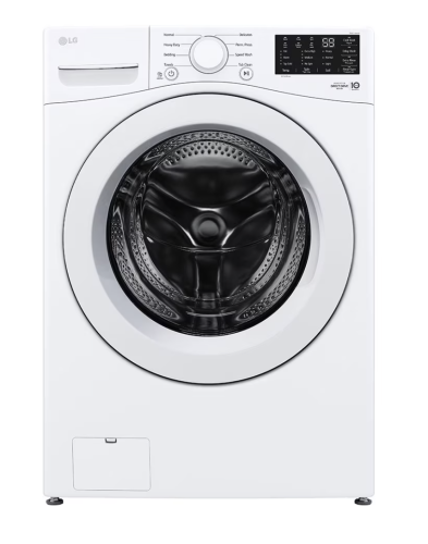 WM3470CW 5.0 cu. ft. Stackable Front Load Washer in White with 6 Motion Cleaning Technology