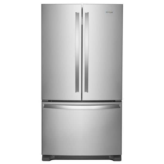 WRF540CWHZ20 cu. ft. French Door Refrigerator in Fingerprint Resistant Stainless Steel with Internal Water Dispenser Counter Depth