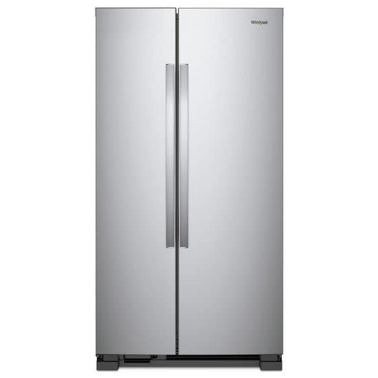 WRS312SNHM WHR No Frost Side - Free Standing Refr Frez - 21 CU FT, 33 INCH WIDTH, LED, NON DISPEN