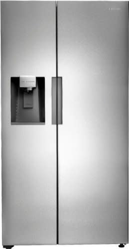 Whirlpool 24.6-cu ft Side-by-Side Refrigerator with Ice Maker (Fingerprint Resistant Stainless Steel)