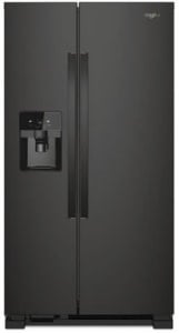 WRS321SDHB 21 cu. ft. Side by Side Refrigerator in Black